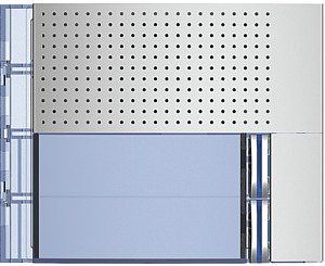 PLAKIETKA MODUŁU FONICZNEGO PODSTAWOWEGO - 2 PRZYCISKI - ALUMINIUM SFERA - 351021 - LEGRAND