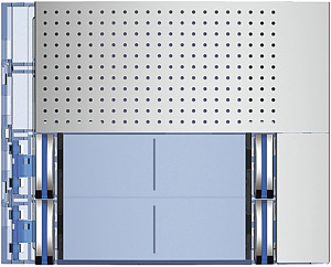 PLAKIETKA MODUŁU FONICZNEGO PODSTAWOWEGO - 2X2 PRZYCISKI - ALUMINIUM SFERA - 351081 - LEGRAND