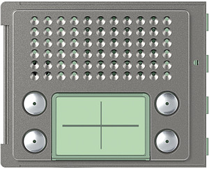 PLAKIETKA MODUŁU FONICZNEGO PODSTAWOWEGO - 2X2 PRZYCISKI - SOLID SFERA - 351085 - LEGRAND