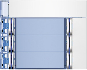PLAKIETKA MODUŁU Z 2X4 PRZYCISKAMI - 2X3 PRZYCISKI - BIAŁA SFERA - 352162 - LEGRAND