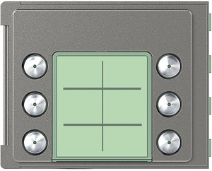 PLAKIETKA MODUŁU Z 2X4 PRZYCISKAMI - 2X3 PRZYCISKI - SOLID SFERA - 352165 - LEGRAND