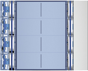 PLAKIETKA MODUŁU Z 2X4 PRZYCISKAMI - 2X4 PRZYCISKI - ALUMINIUM SFERA - 352181 - LEGRAND