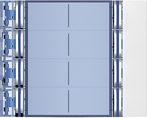 PLAKIETKA MODUŁU Z 2X4 PRZYCISKAMI - 2X4 PRZYCISKI - BIAŁA SFERA - 352182 - LEGRAND