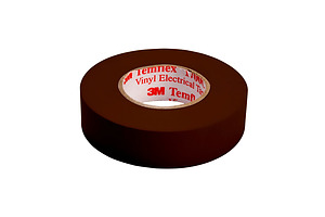 TAŚMA ELEKTROIZOLACYJNA PCW BRĄZOWA 15MM X 10M TEMFLEX 1500 - DE272950911 - 3M POLAND