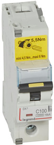 WYŁĄCZNIK NADPRĄDOWY C 100A 2-POLOWY SERII DX3 S 311 - 409141 - LEGRAND