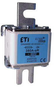 WKŁADKA BEZPIECZNIKOWA ULTRASZYBKA S2MUQ01/80/500A 690V  - 004384726 - ETI