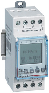 PROGRAMATOR CYFROWY ROCZNY 2-KANAŁOWY 2 MODUŁY - 412630 - LEGRAND