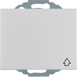 GNIAZDO SCHUKO Z POKRYWĄ ALU K.5  - 47477103 - HAGER - BERKER