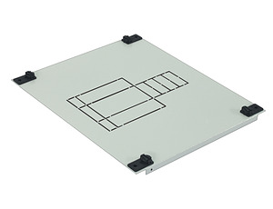 OSŁONA 1XEB2/ED2 125,160,250A 3 POLOWA I 4 MODUŁY (250X300) CP 1-2 E12 M  - 001101481 - ETI
