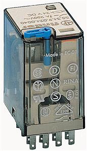 PRZEKAŹNIK 7A 4CO 24V DC, LED + DIODA - F55-34-9-024-0090 - ASTAT-LOGISTYKA