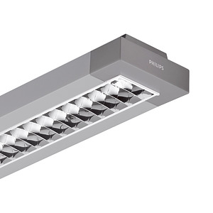 OPRAWA RASTROWA 2X54W/840 HFP C6 SI SZARY RASTER OLC - WYSOKOPOLER. PAR TCS-260 - 61272100 - PHILIPS OPRAWY