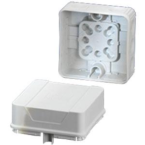 DE 9220 Puszka do inst. wewn., szara, IP 55, 12 dławnic membranowych, 76x76x53, bez zacisków - 60000797 - HENSEL
