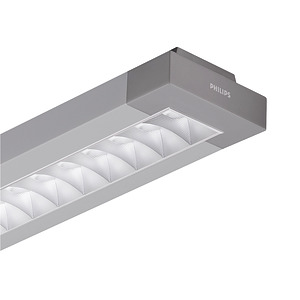 OPRAWA RASTROWA 2X28W/840 HFP M2 SI SZARY RASTER MAT PROSTY TCS-260 - 61263900 - PHILIPS OPRAWY