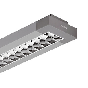 OPRAWA RASTROWA 1X80W/840 HFP C6 SI SZARY RASTER OLC - WYSOKOPOLER. PAR TCS-260 - 61255400 - PHILIPS OPRAWY
