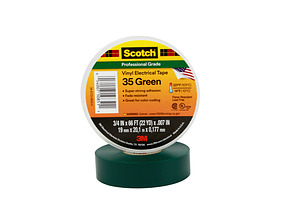 TAŚMA ELEKTROIZOLACYJNA PCW ZIELONA 19X20 SCOTCH 35  - 80611211576 - 3M POLAND