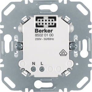MECHANIZM ZASILAJĄCY DO NASADEK APLIKACYJNYCH B.KWADRAT/B.3/B.7/K.1/K.5/Q.1/Q.3/R.1/R.3 KNX RF - 85020100 - HAGER - BERKER