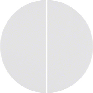 PRZYCISK PODWÓJNY QUICKLINK BIAŁY POŁYSK R.1/R.3 KNX RF  - 85146139 - HAGER - BERKER