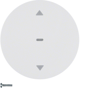 PRZYCISK ŻALUZJOWY QUICKLINK BIAŁY POŁYSK R.1/R.3 KNX RF  - 85245139 - HAGER - BERKER