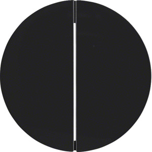 PRZYCISK POCZWÓRNY DO ŚCIEMNIACZA PRZYCISKOWEGO QUICKLINK CZARNY POŁYSK R.1/R.3/R.CLASSIC/SERIE 1930/GLAS KNX RF  - 85648131 - HAGER - BERKER