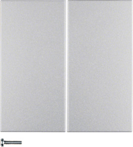PRZYCISK POCZWÓRNY DO ŚCIEMNIACZA PRZYCISKOWEGO QUICKLINK ALU MAT B.7 KNX RF  - 85648183 - HAGER - BERKER