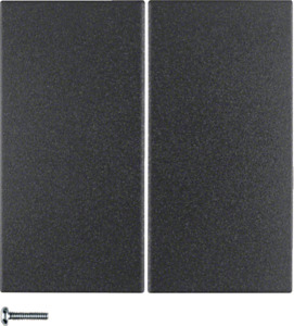 PRZYCISK POCZWÓRNY DO ŚCIEMNIACZA PRZYCISKOWEGO QUICKLINK ANTRACYT MAT B.KWADRAT/S.1/B.3/B.7 KNX RF  - 85648185 - HAGER - BERKER