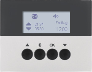 ŻALUZJOWY ŁĄCZNIK CZASOWY QUICKLINK ALU LAKIEROWANY K.5 KNX RF  - 85745177 - HAGER - BERKER