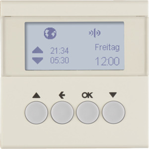 ŻALUZJOWY ŁĄCZNIK CZASOWY QUICKLINK KREM POŁYSK S.1 KNX RF  - 85745182 - HAGER - BERKER