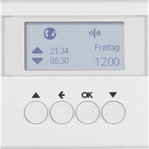 ŻALUZJOWY ŁĄCZNIK CZASOWY QUICKLINK BIAŁY POŁYSK S.1/B.3/B.7 KNX RF  - 85745189 - HAGER - BERKER