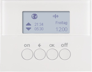 ŁĄCZNIK CZASOWY QUICKLINK BIAŁY POŁYSK K.1 KNX RF  - 85745279 - HAGER - BERKER