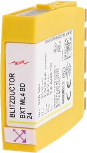 MODUŁ DO OGRANICZNIKA PRZEPIĘĆ BLITZDUCTOR XT, DO PROFIBUS-PA, K-BUS, OCHRONA 2 PAR. - 920344 - DEHN