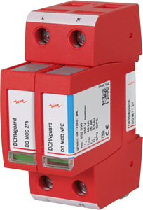 OCHRONNIK P-PRZEPIĘCIOWY DEHNGUARD M TT 2P 275, 2-BIEGUNOWY DO SIECI 230 V AC DG M TT 2P 275 - 952110 - DEHN