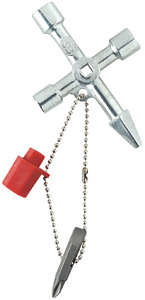 KLUCZ KRZYŻOWY UNIWERSALNY CROSS-KEY MASTER  - 9918150000 - WEIDMULLER