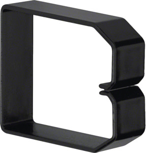 KLAMRA DO PRZEWODÓW 80X60 CZARNA BA6 - B800603 - HAGER - BERKER