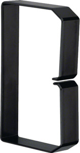 KLAMRA DO PRZEWODÓW 80X120 CZARNA BA6 - B801203 - HAGER - BERKER