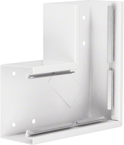 KĄT PŁASKI 65X100 STAL BIAŁY BRS - BRS6510059010 - HAGER - BERKER