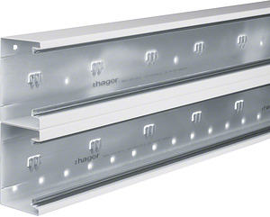 PODSTAWA 210MM UNIVERS NHC D 2-KOMOROWA STAL BIAŁA BRS - BRS652101D9010 - HAGER - BERKER