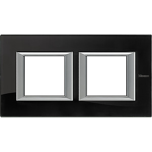 RAMKA PROSTOKĄTNA POZIOMA 2X2 MODUŁY NIGHTER AXOLUTE - HA4802M2HVNB - LEGRAND