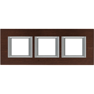 RAMKA PROTOKĄTNA POZIOMA 3X2 MODUŁY WENGE AXOLUTE - HA4802M3HLWE - LEGRAND