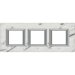 RAMKA PROTOKĄTNA POZIOMA 3X2 MODUŁY CARRARA MARBLE AXOLUTE - HA4802M3HRMC - LEGRAND