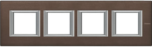 RAMKA PROTOKĄTNA POZIOMA 4X2 MODUŁY BRUSHED BRONZE AXOLUTE - HA4802M4HBR - LEGRAND