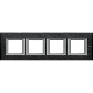 RAMKA PROTOKĄTNA POZIOMA 4X2 MODUŁY SLATE AXOLUTE - HA4802M4HRLV - LEGRAND