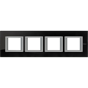 RAMKA PROTOKĄTNA POZIOMA 4X2 MODUŁY NIGHTER AXOLUTE - HA4802M4HVNB - LEGRAND