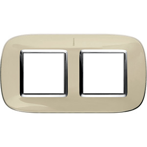 RAMKA OWALNA 2X2 MODUŁY LIQUID IVORY AXOLUTE - HB4802/2DA - LEGRAND