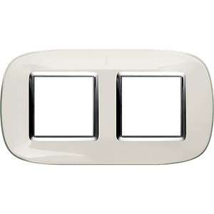 RAMKA OWALNA 2X2 MODUŁU LIQUID WHITE AXOLUTE - HB4802/2DB - LEGRAND