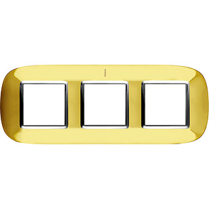 RAMKA OWALNA 3X2 MODUŁY SHINY GOLD AXOLUTE - HB4802/3OR - LEGRAND