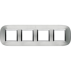 RAMKA OWALNA 4X2 MODUŁY AXOLUTE ALUMINIUM AXOLUTE - HB4802/4XC - LEGRAND