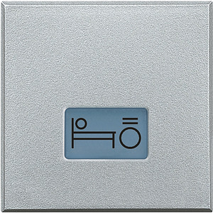 KLAWISZ "LAMPKA NOC" 2 MODUŁY ALUMINIUM AXOLUTE  - HC4921M2BL - LEGRAND