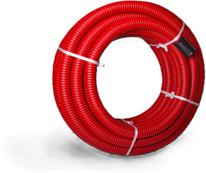 RURA OSŁ. KARBOWANA FI 110 CZERW.(25M) DVR110/25 - 10616 - TTPLAST