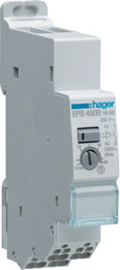 PRZEKAŹNIK BISTABILNY ELEKTRONICZNY 230V 1Z/16A Z REGULOWANYM OPÓŹNIENIEM QUICKCONNECT - EPS450B - HAGER - BERKER