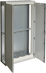 OBUDOWA STOJACA DO ZABUDOWY SZEREGOWEJ IP41 RAL 7035 4-POLOWA 2000X1100X400 (WXSXG) UNIVERS - FG24WE - HAGER - BERKER
